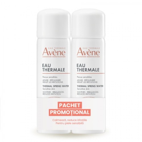Produse pentru ingrijire si frumusete - Pachet Avene apa termala spray 50ml +50ml Zephyr Labs