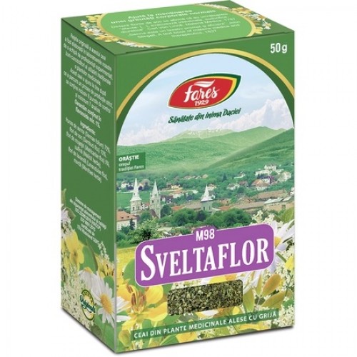 Alimentatie sanatoasa - Ceai sveltaflor pt. slabit 50g (M98) Fares Zephyr Labs