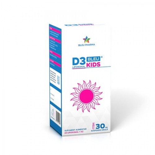 Mama si copil - D3Bleu Liposomal kids susp.orala x 30ml Zephyr Labs