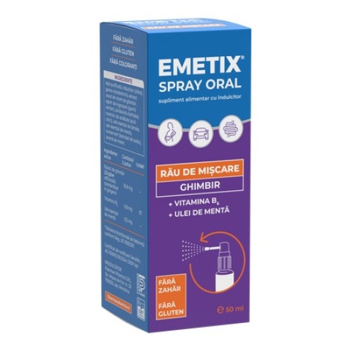 Suplimente alimentare - Emetix spray oral x 50ml Zephyr Labs