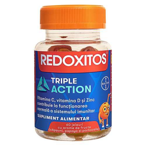 Mama si copil - Redoxitos Triple Action x 60 jeleuri Zephyr Labs