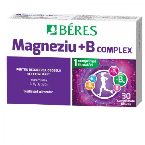 Beres Magneziu+B complex, 30 comprimate filmate Zephyr Labs