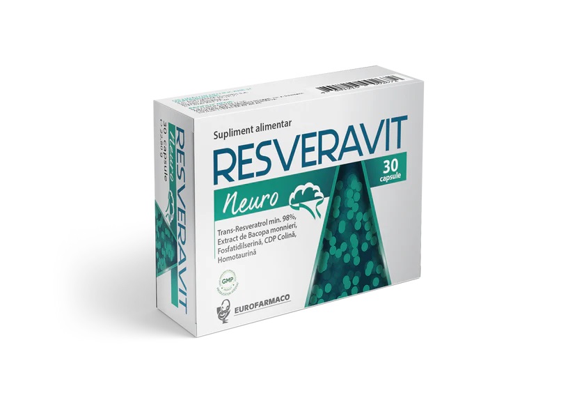 Resveravit neuro f.lactoza x 30 caps.
