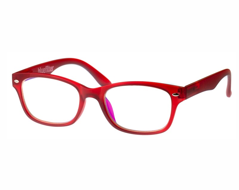 AMC Ochelari cu protectie BlueFilter +0.00 rosii