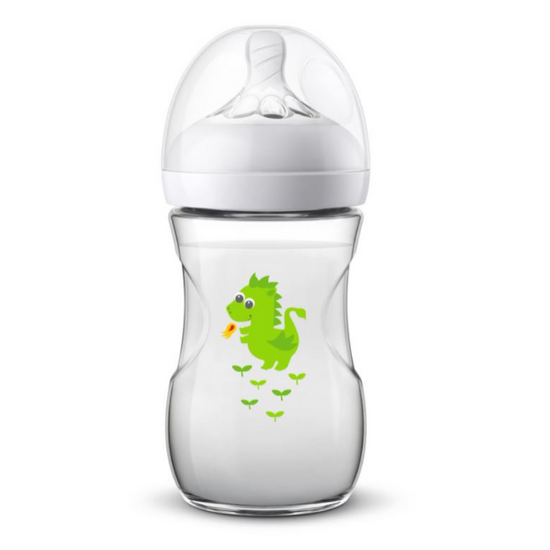 Avent biberon Natural +1 luna 260 ml Dragon Verde SCF070/24