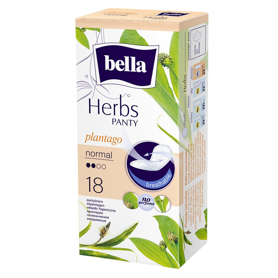 Bella Herbs Sensitive Patlagina absorbante zilnice, 18 buc