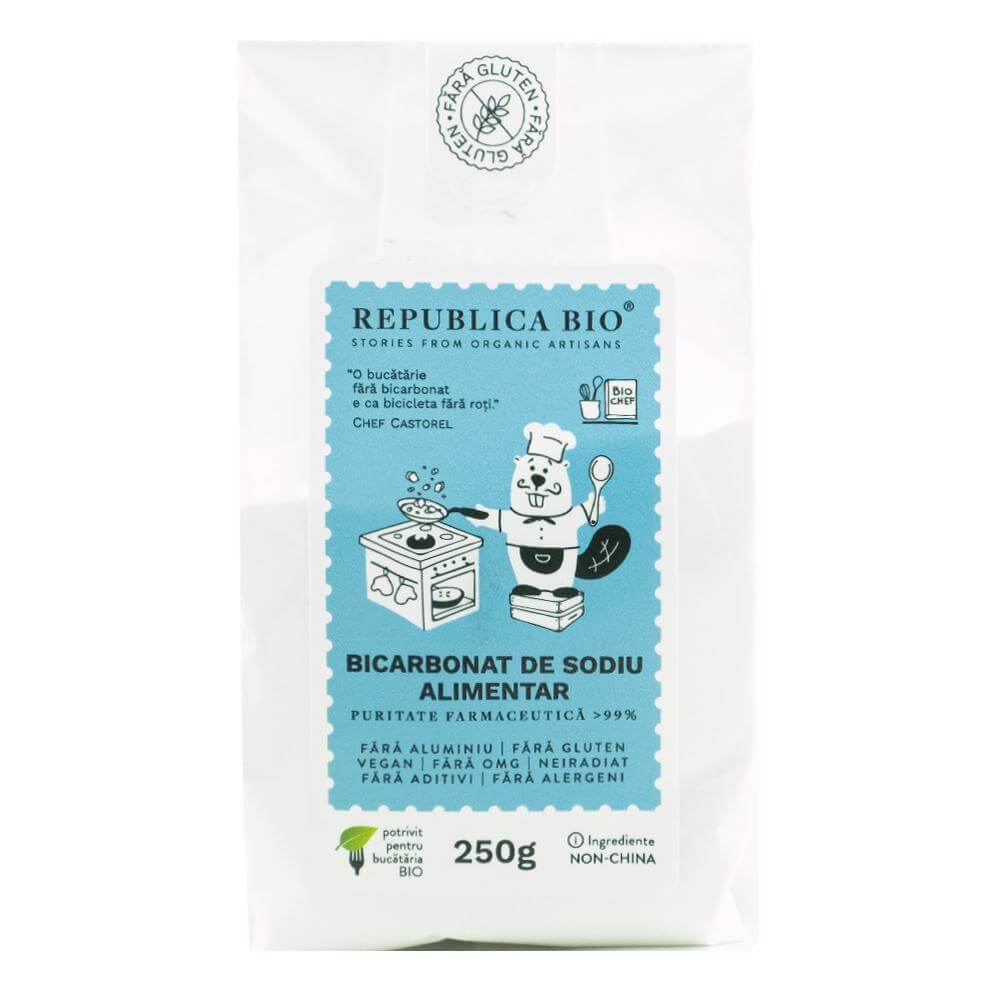 Bicarbonat de sodiu alimentar, 250g Bicarbonat de sodiu alimentar, 250g