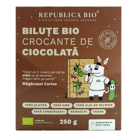 Bilute BIO crocante de ciocolata, 250g