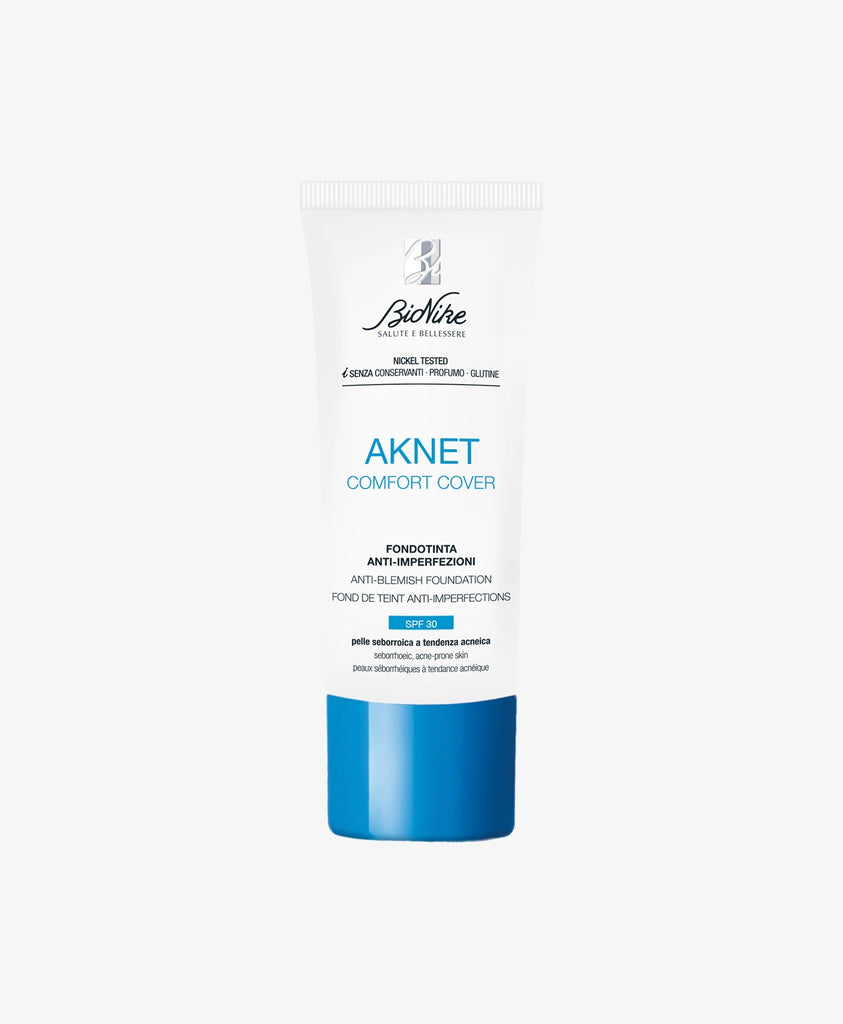 BioNike Aknet Comfort Cover fond de ten pentru ten acneic 104 biscuit 30ml