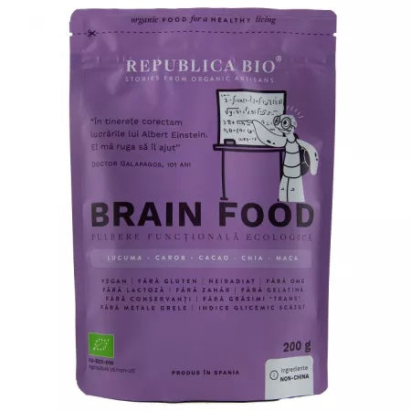 Brain Food pulbere functionala ecologica, 200g