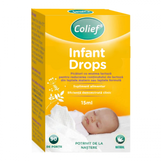Colief picaturi cu lactaza pentru colici Infant Drops 15 ml