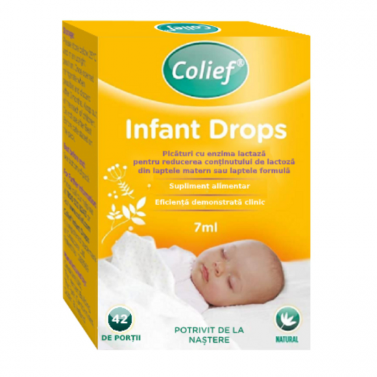 Colief picaturi cu lactaza pentru colici Infant Drops 7 ml