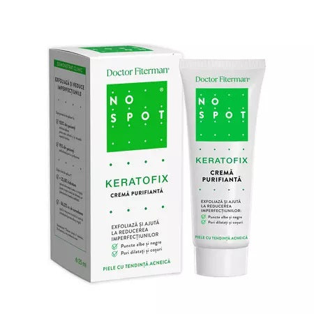 Dr. Fiterman No Spot Keratofix crema purifianta, 25ml