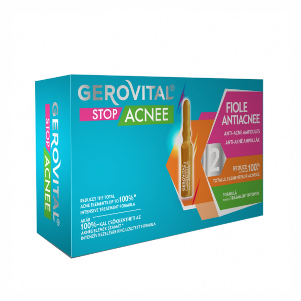 Gerovital Stop Acnee fiole antiacneice 10x2ml