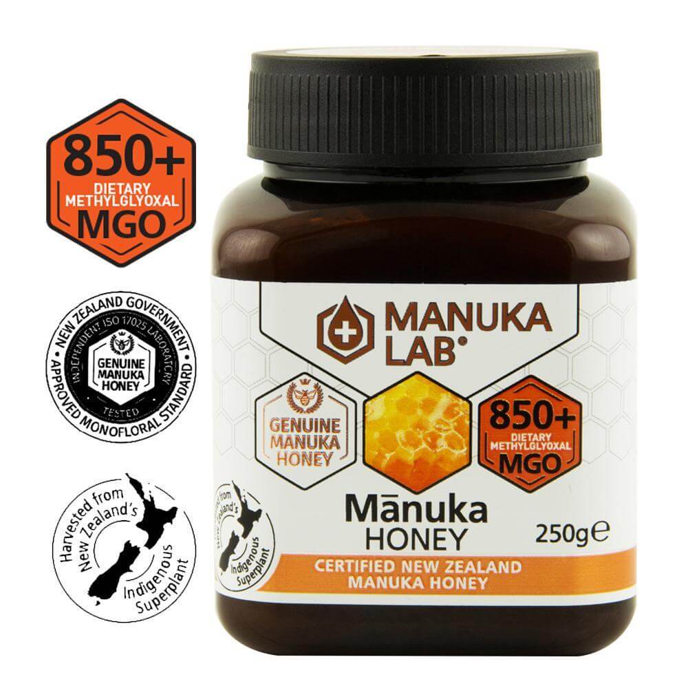 Miere de Manuka MANUKA LAB, MGO 850+ Noua Zeelanda, 250 g, naturala