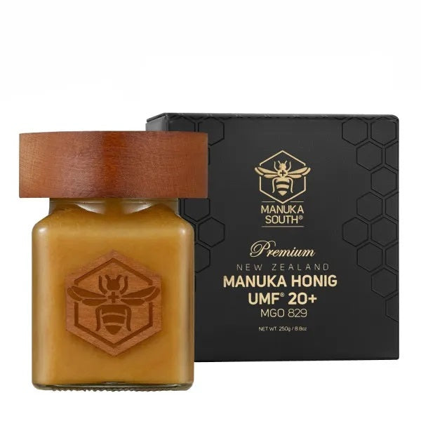 Miere de Manuka Premium Manuka South ®, UMF®20+(MGO 829+), 250g