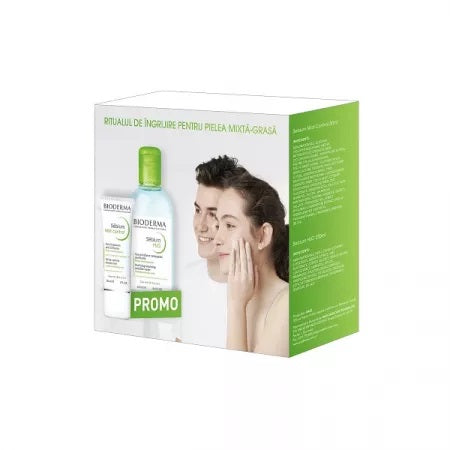 Pachet Bioderma Sebium Mat Control 30ml + Sebium H2O solutie micelara 250ml CADOU Pachet Bioderma Sebium Mat Control 30ml + Sebium H2O solutie micelara 250ml CADOU