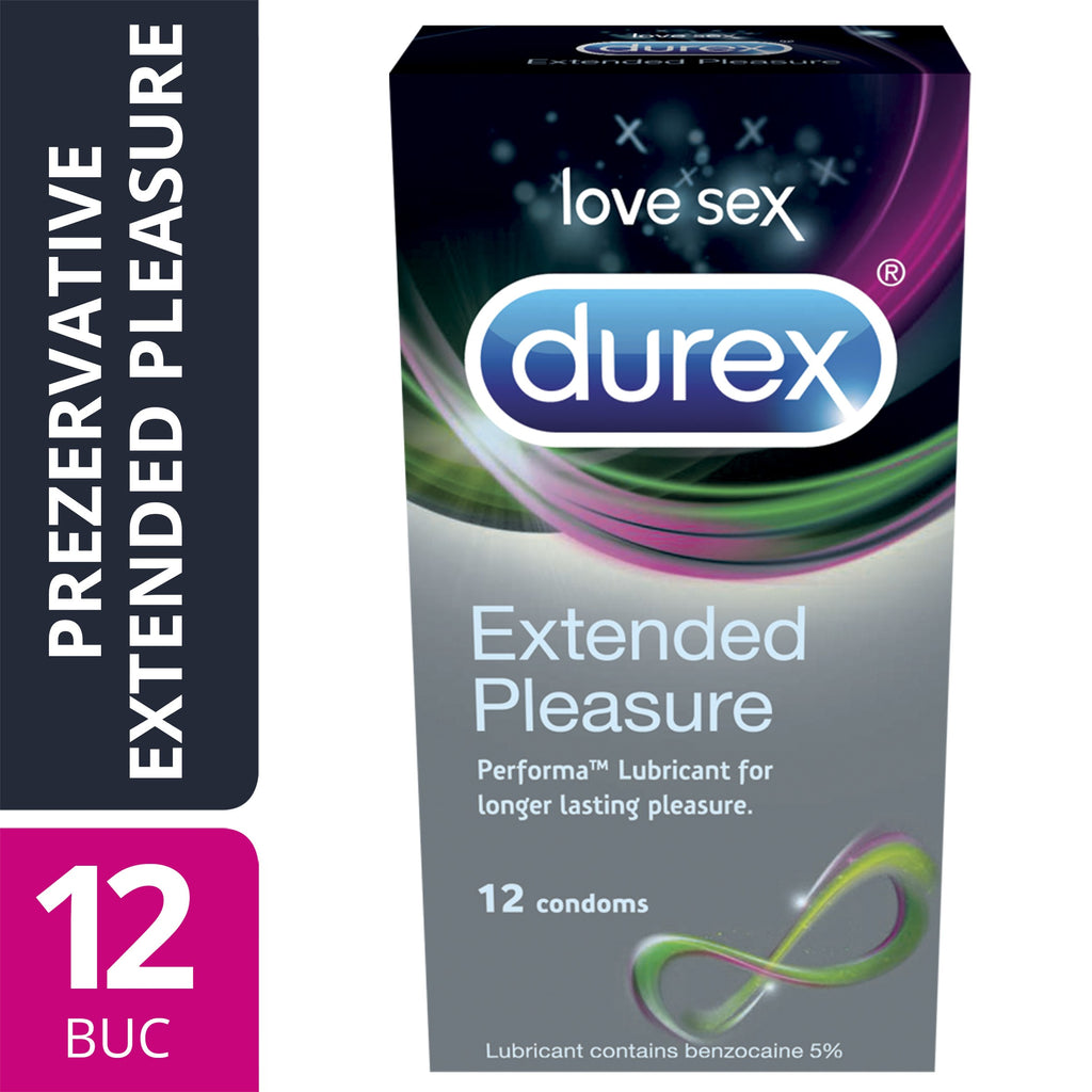 Prezervative Durex Extended Pleasure 12 bucati