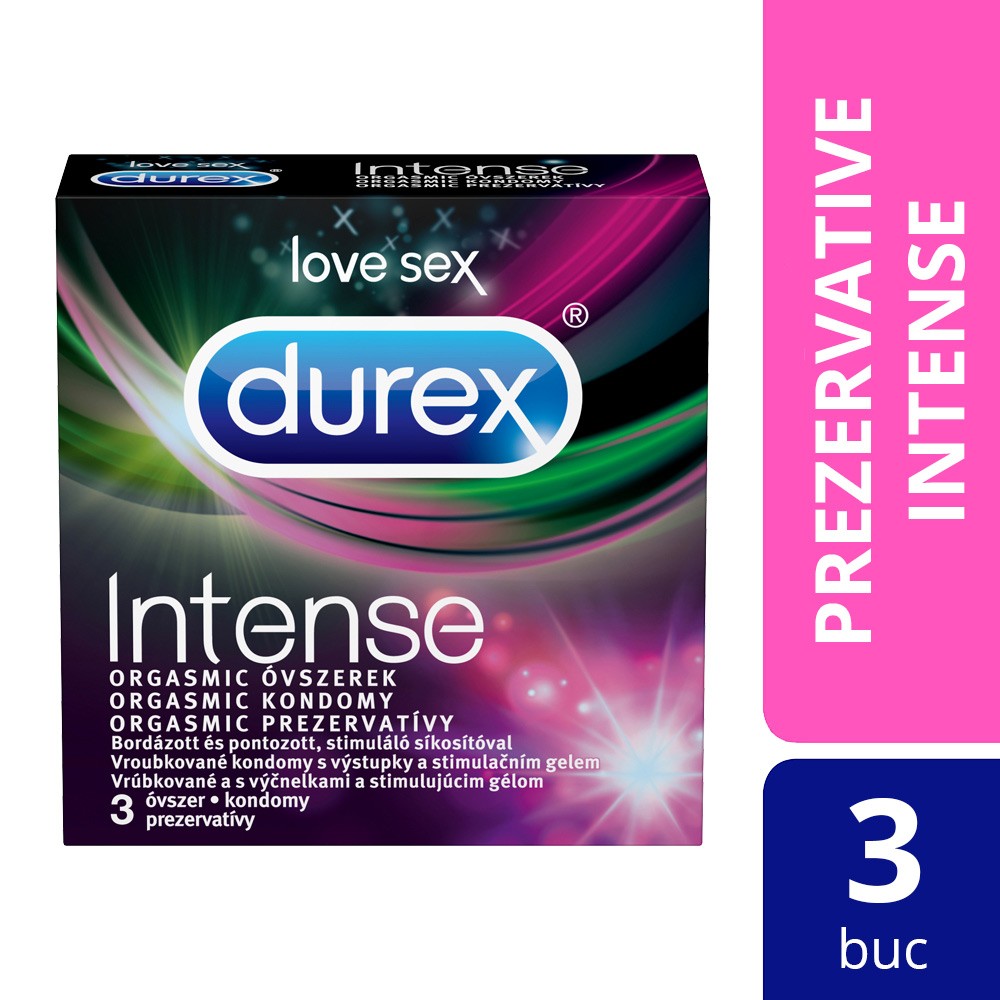 Prezervative Durex Intense Orgasmic 3 bucati
