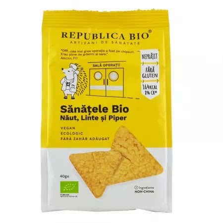 Sanatele BIO cu naut, linte, piper ecologice 40g