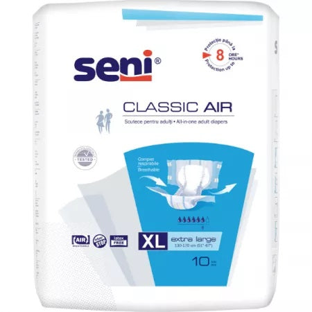 Seni Classic Air scutece adulti Extra Large, 10 buc.
