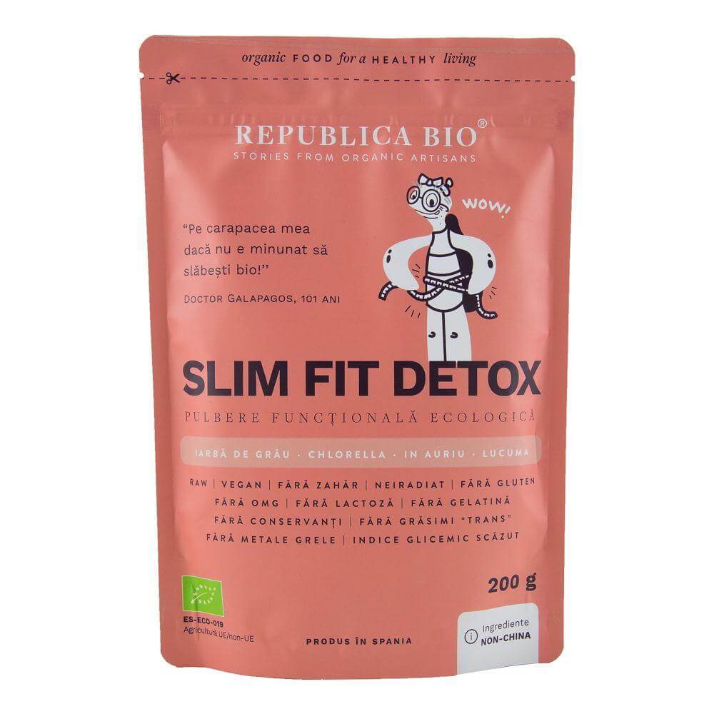 Slim Fit Detox pulbere functionala ecologica, 200g