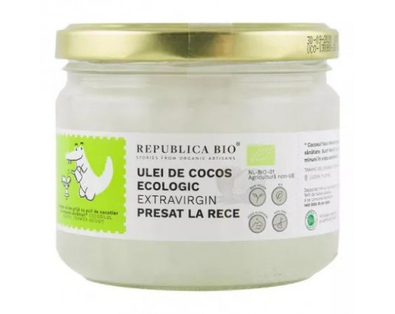 Ulei cocos presat la rece bio extravirgin, 280g