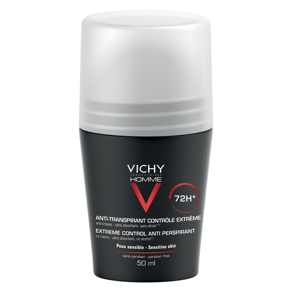 Vichy Homme deo roll-on 72h control