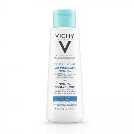 Vichy Purete Thermale lapte micelar demachiant pentru ten uscat 200ml