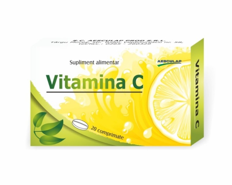 Vitamina C 180 mg x 20 cp