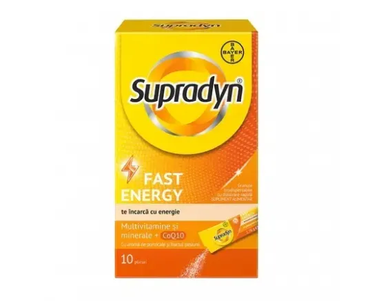 Supradyn fast enegy CoQ10 granule x 10 plic. Supradyn fast enegy CoQ10 granule x 10 plic.