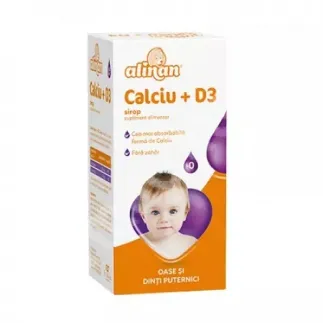 Alinan calciu + vitamina D3 sirop 150ml