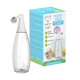 Easycare baby irigator nazal 2in1 pentru copii si adulti, 400ml