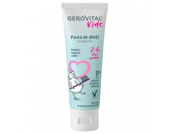 Gerovital Kids pasta dinti 2-6 ani, 50ml 7500