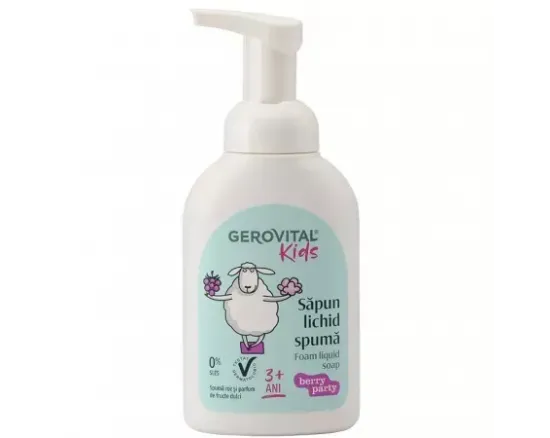 Gerovital Kids sapun lichid spuma Berry party, 300ml 7570