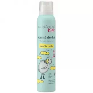 Gerovital Kids spuma dus vanilla Puffs, 200ml 37560