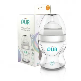 Pur biberon Advanced Plus cu gura larga, 150ml (9811)