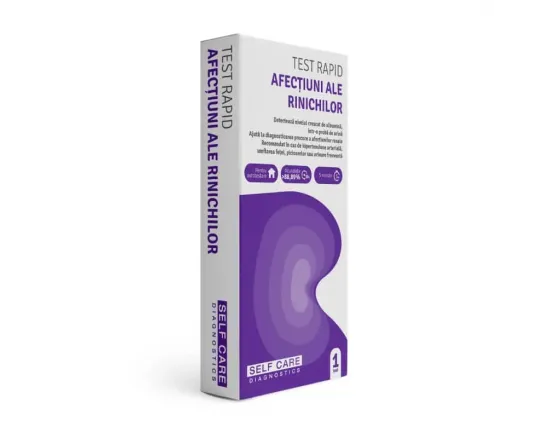 Test rapid afectiuni ale rinichilor Self Care, 1 buc.