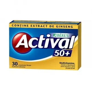 Beres Actival 50+, 30 comprimate filmate