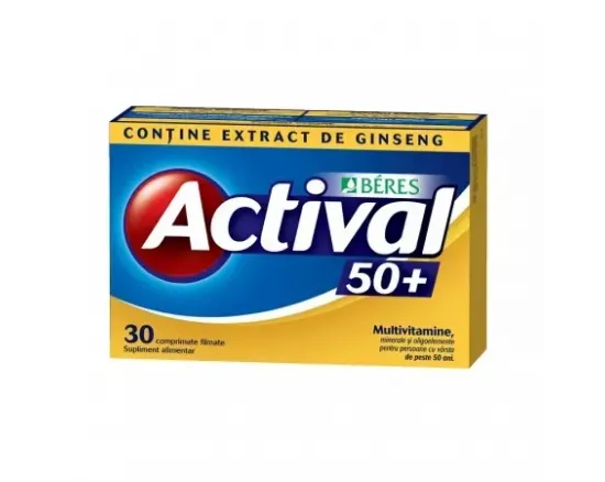 Beres Actival 50+ x 30 compr. film.