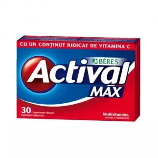 Beres Actival Max, 30 comprimate filmate