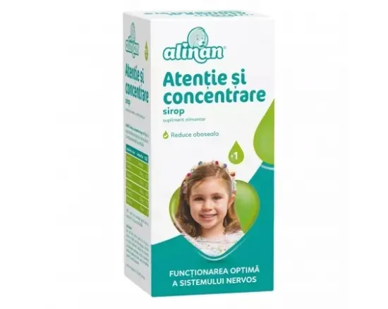 Alinan atentie si concentrare sirop 150ml