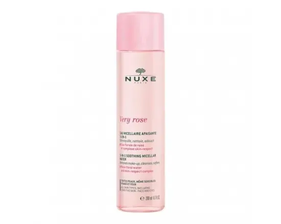 Nuxe Very Rose apa micelara calmanta pentru toate tipurile de ten, 200ml