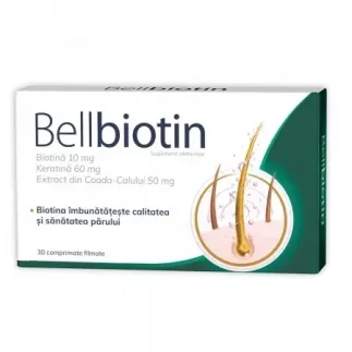 Bellbiotin, 30 comprimate filmate
