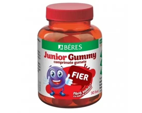 Beres Fier Junior Gummy, 30 comprimate gumate Beres Fier Junior Gummy, 30 comprimate gumate