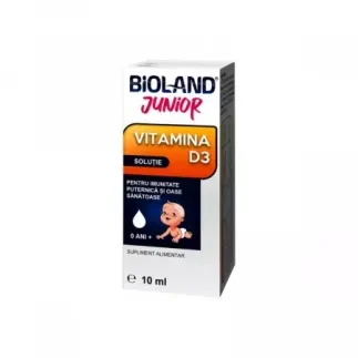 Bioland Junior Vitamina D3 solutie, 10ml