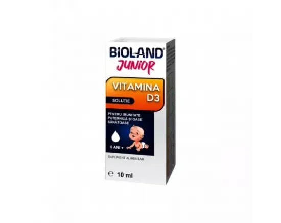 Bioland Junior Vitamina D3 sol. 10ml Bioland Junior Vitamina D3 sol. 10ml