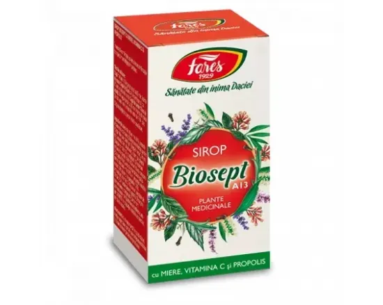Biosept sirop miere+propolis x 100ml Biosept sirop miere+propolis x 100ml