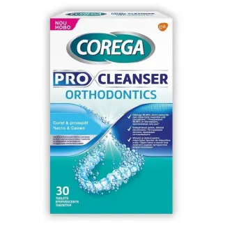 Corega pro cleanser orthodontics x 30 tab.