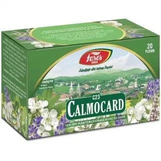Ceai calmocard C23 Fares, 20 plicuri